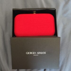 Giorgio Armani Red Clutch